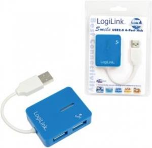 LogiLink Smile USB2.0 4-Port Hub - hub - 4 ports