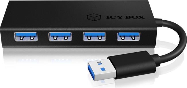 Raidsonic ICY BOX IB-AC6104 - hub - 4 ports