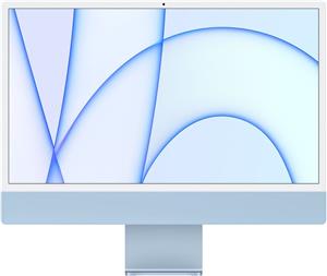 Računalo APPLE iMac 24" Retina 4.5K, Apple M1 , 8GB, 256GB SSD, Apple Graphics, tipk., miš, macOS, plavo