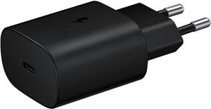 Punjač SAMSUNG TA800, 25W Fast Charge USB-C, bez kabela, crni