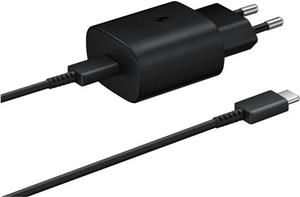 Punjač SAMSUNG TA800, 25W Fast Charge USB-C, USB Type-C kabel, crni