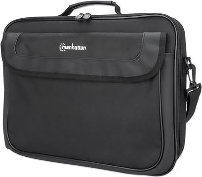 Torba za prijenosno računalo MANHATTAN Cambridge Clamshell 15.6", crna