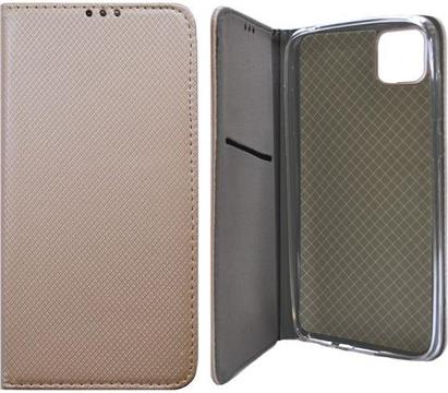 MM BOOK TORBICA Samsung Galaxy A12 SMART MAGNET zlatna