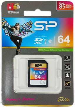 SP MEMORIJSKA KARTICA SDHC UHS-I U1/Adapter 64GB ELITE