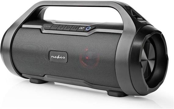 Prijenosni bluetooth zvučnik NEDIS Party Boombox SPBB310BK, TWS, Party Lights
