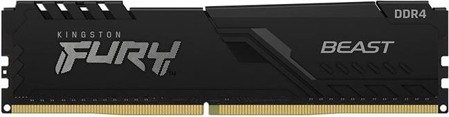 Memorija Kingston DRAM 8GB 3200MHz DDR4 CL16 DIMM FURY Beast Black, KF432C16BB/8