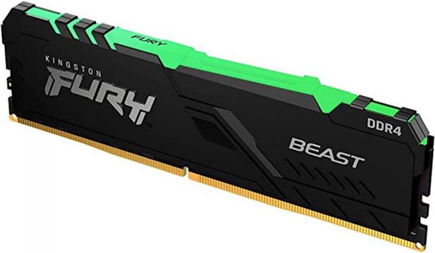 Kingston DDR4 FURY Beast RGB, 3200MHz, 2x8,16GB, KF432C16BBAK2/16