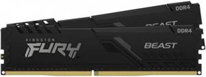 Kingston FURY Beast - DDR4 - kit - 8 GB: 2 x 4 GB - DIMM 288-pin - 2666 MHz / PC4-21300, KF426C16BBK2/8