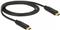 Kabel DELOCK, USB-C 3.1 (M) na USB-C (M), PD 5 A E-Marker, 1