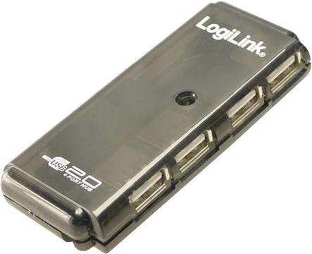 HUB 4Port LogiLink passiv Grey