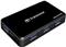 HUB 4Port Transcend HUB3 SuperSpeed aktiv mit Netzteil Black