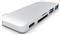 Satechi Aluminium TYPE-C Passthrough USB Hub (3x USB 3.0,MicroSD) - Silver