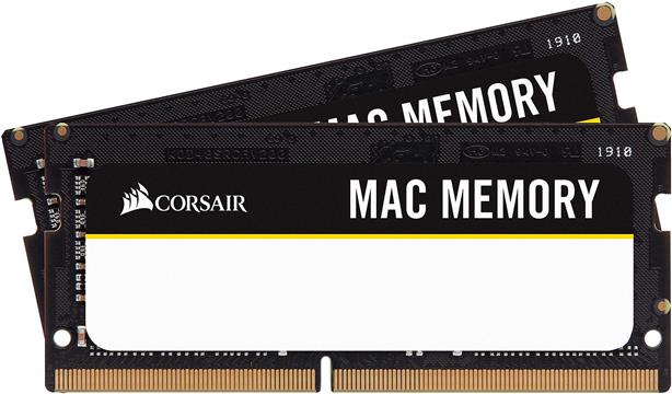 CORSAIR Mac Memory - DDR4 - 32 GB: 2 x 16 GB - SO-DIMM 260-pin, CMSA32GX4M2A2666C18