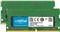 Crucial - DDR4 - 16 GB: 2 x 8 GB - SO-DIMM 260-pin, CT2K8G4S266M