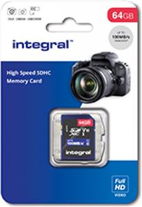 Integral 16GB High Speed SDHC / XC V10 100MB Class 10 UHS-I U1