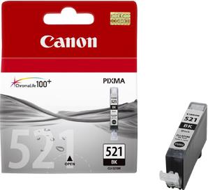 Tinta Canon CLI-521Bk, black