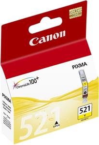 Tinta Canon CLI-521Y, Yellow
