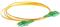 NFO Patch cord, SC APC-SC APC, Singlemode 9 125, G.657A2, Duplex, 3m