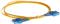 NFO Patch cord, SC UPC-SC UPC, Singlemode 9 125, G.657A2, Duplex, 1m