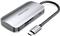 Vention USB-C to USB3.0x3 SD TF PD Hub 0.15M Gray