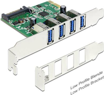 Delock PCI Express card > 2 x USB 3.0 - USB adapter - PCIe 2.0 - USB 3.0 x 2