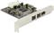 Delock PCI Express card FireWire A / B - video capture adapter - PCIe