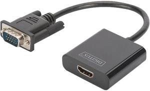 DIGITUS DA-70473 - video / audio adapter - HDMI / VGA - 15 cm