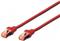 DIGITUS Professional patch cable - 2 m - red