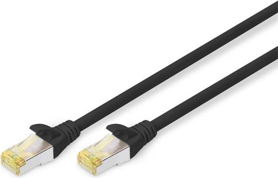 DIGITUS Professional patch cable - 25 cm - black