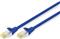 DIGITUS Professional patch cable - 25 cm - blue