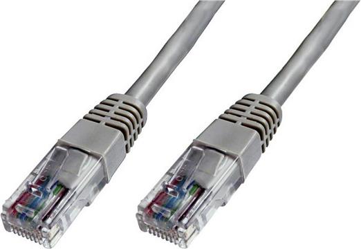 DIGITUS Professional patch cable - 25 cm - gray