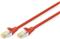DIGITUS Professional patch cable - 50 cm - red