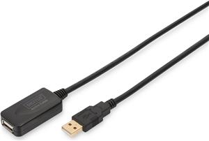 DIGITUS USB 2.0 Active Extension Cable - USB extender - USB, USB 2.0