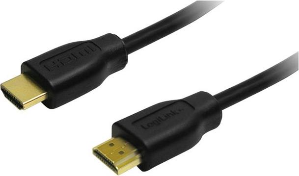 LogiLink High Speed with Ethernet - HDMI with Ethernet cable - 1 m