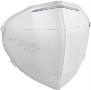 Zaštitna maska za lice, 4-slojna (FFP2/KN95), preklopna, bijela, pak. 10 kom