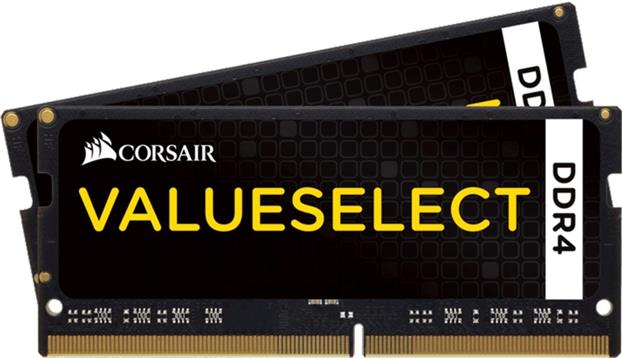 CORSAIR Value Select - DDR4 - 16 GB: 2 x 8 GB - SO-DIMM 260-pin, CMSO16GX4M2A2133C15