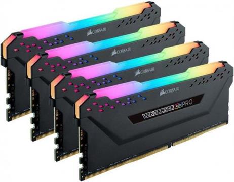 CORSAIR Vengeance RGB PRO - DDR4 - 128 GB: 4 x 32 GB - DIMM 288-pin, CMW128GX4M4D3000C16