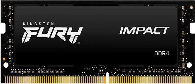 Memorija za prijenosno računalo Kingston FURY Impact - DDR4 - module - 16 GB - SO-DIMM 260-pin - 3200 MHz / PC4-25600, KF432S20IB/16