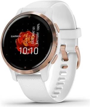 Pametni sat GARMIN Venu 2S, Rose Gold, bijeli, 010-02429-13