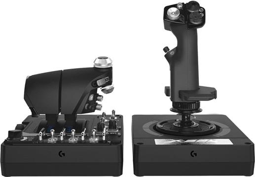 Logitech X56 H.O.T.A.S. Schubregler und Stick RGB Controller