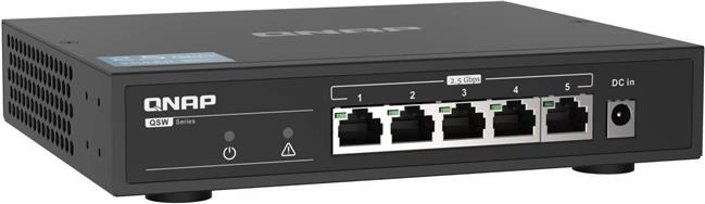 QNAP QSW-1105-5T 2.5 GbE Switch 5 port Unmanaged