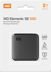 WD 2TB ELEMENTS SSD SE, USB 3.0, WDBAYN0020BBK