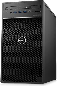 DELL Precision 3650 Tower w/1000W up to 90% efficient PSU,Intel Core i9-11900(8C,16MB,2.5 GHz to 5.2 GHz),16GB (2x8GB)3200 MHz DDR4 non-ECC,M.2 1TB PCIe NVMe SSD,3.5in 2TB 7200rpm SATA HDD,Intel Integ