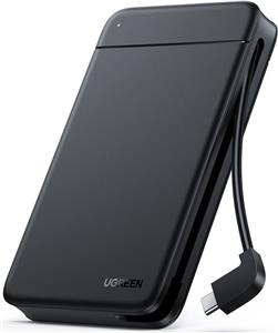 Ugreen 2.5 "hard drive case with built-in USB C cable
