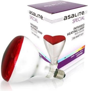 ASALITE IR lamp E27 250W 2800K red