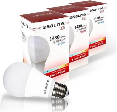 ASALITE LED bulb E27 15W 6500K 1430lm