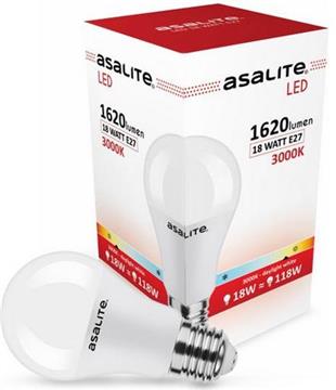 ASALITE LED bulb E27 18W 3000K 1620lm