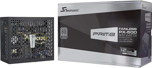 Seasonic PRIME PX-500 Fanless (80+Platin) 500 Watt