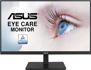 68,6cm/27'' (1920x1080) ASUS VA27DQSB 16:9 5ms Frameless-IPS Panel HDMI VGA DisplayPort VESA Pivot Speaker Full HD Black