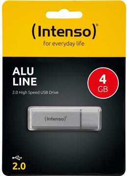 STICK 4GB USB 2.0 Intenso Alu Line Silver